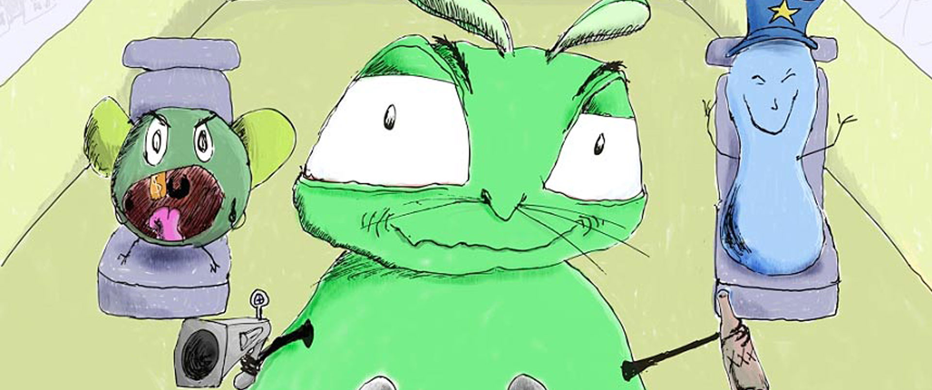 Shark and Rectangular Businessman