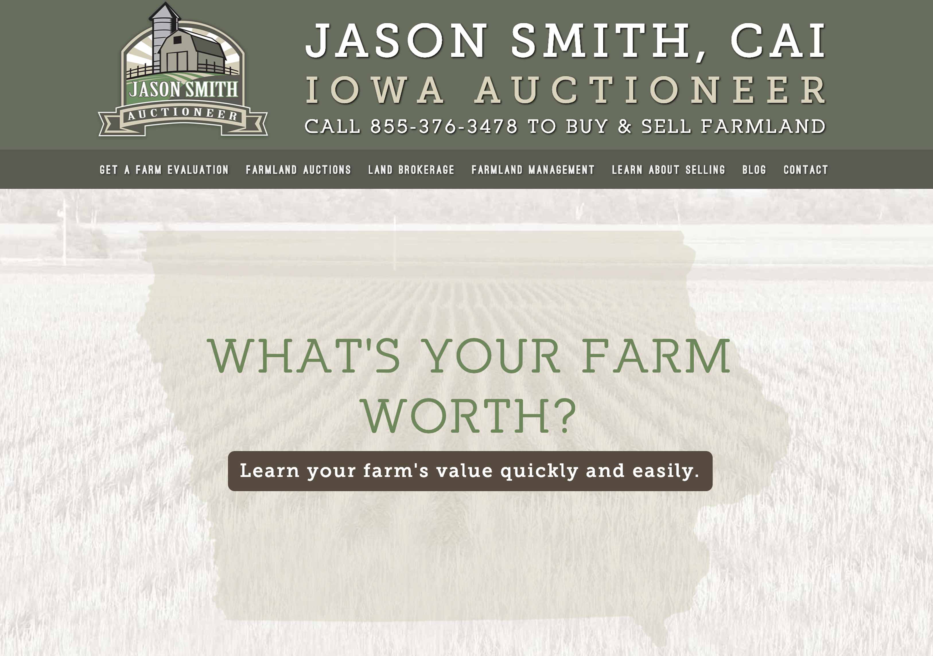 Iowa Auctioneers Web Site by ST Media